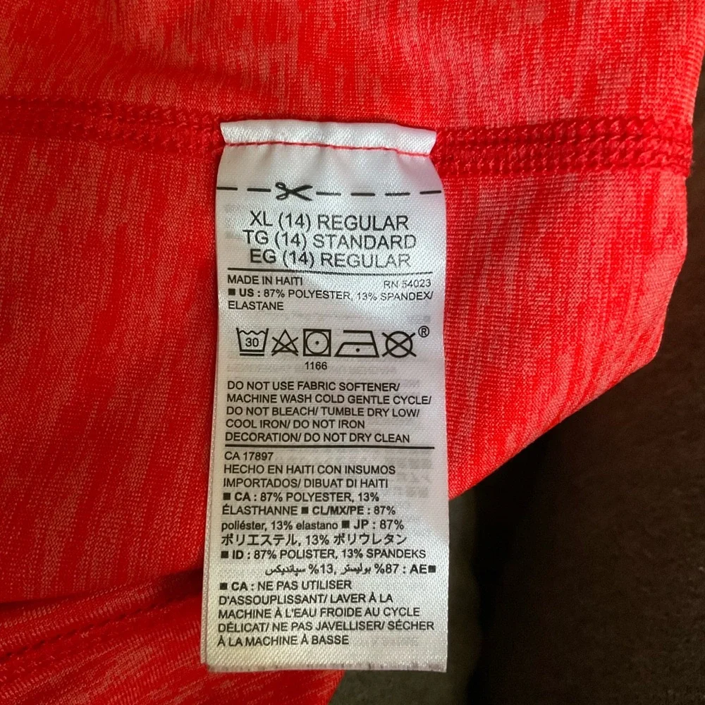 Old Navy Vibrant Red Leggings XL - Picture 7 of 10